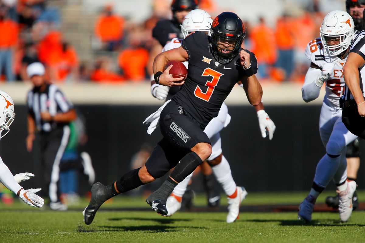 Sanders had this big run against Texas.